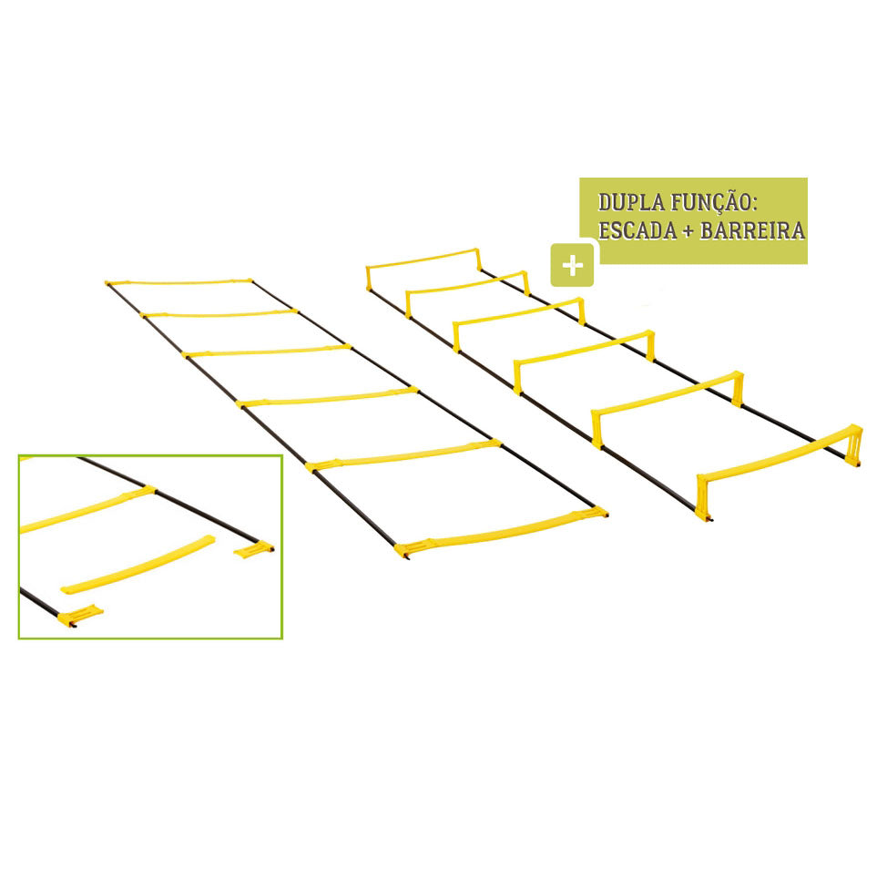 Escada de agilidade e velocidade c/barreira