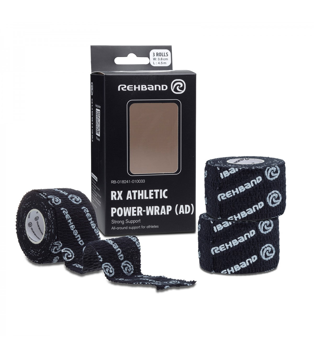 Rehband power wrap 38mm (3 rolos)