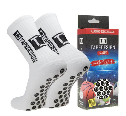 Meias anti-derrapante Tape Design Socks (par)