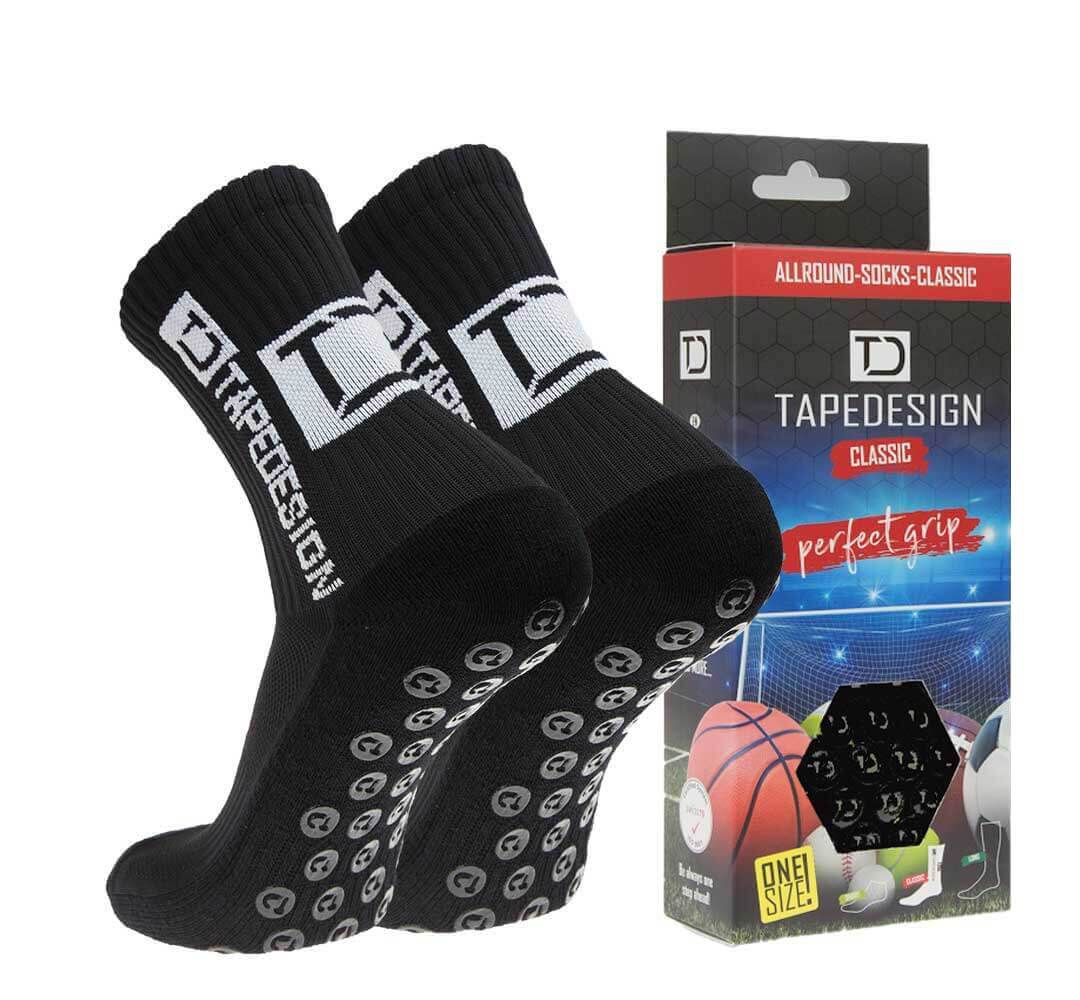 Meias anti-derrapante Tape Design Socks (par)